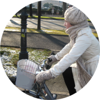 Girl on Bike